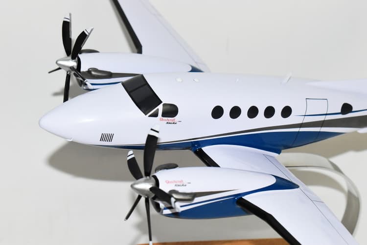 Beechcraft® King Air B200 N469SL,18 inch Mahogany Model
