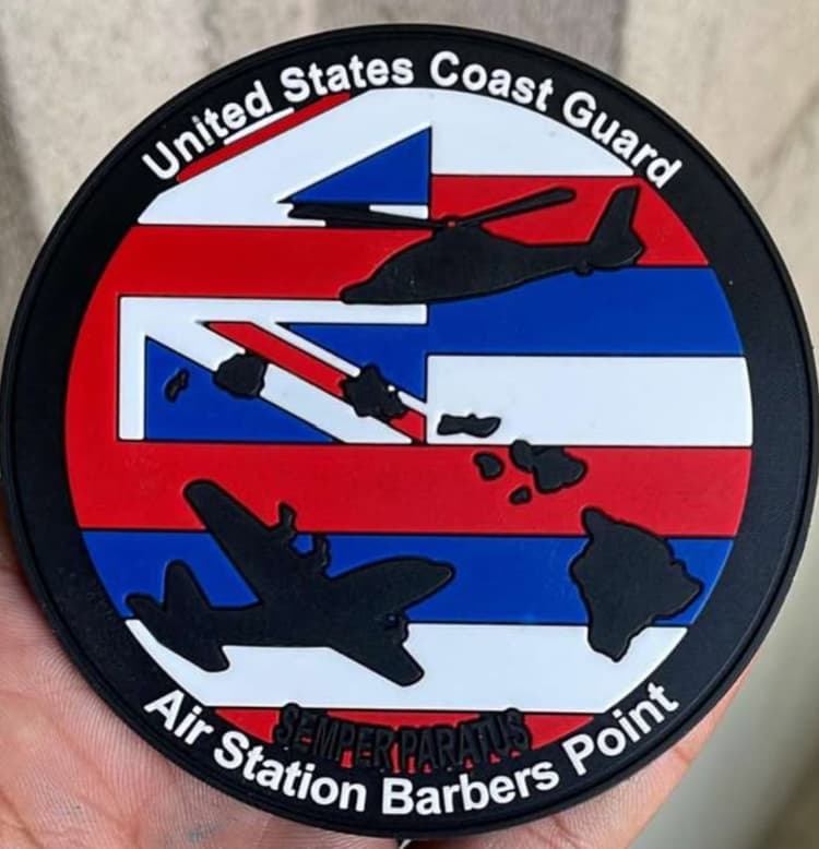 Coast Guard Air Station Barbers Point, PVC Patch, 4"