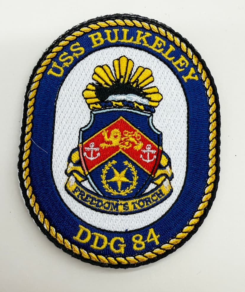USS Bulkeley DDG-84 Patch