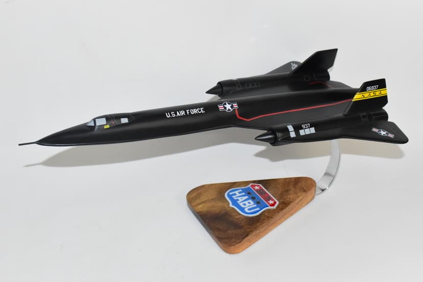 Skunk Works® SR-71A Blackbird® YF-12C, 937, Mahogany, 18" Model