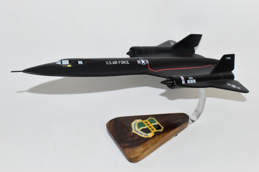 Skunk Works® SR-71A Blackbird®, 9th Strategic Reconnaissance Wing, 965, Mahogany, 18" Model