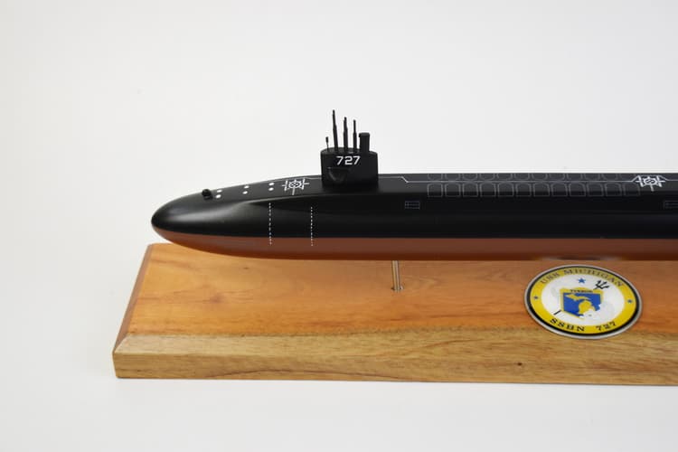 SSBN-727 USS Michigan Submarine Model