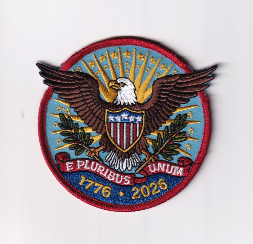 250th Birthday of the United States Patch
