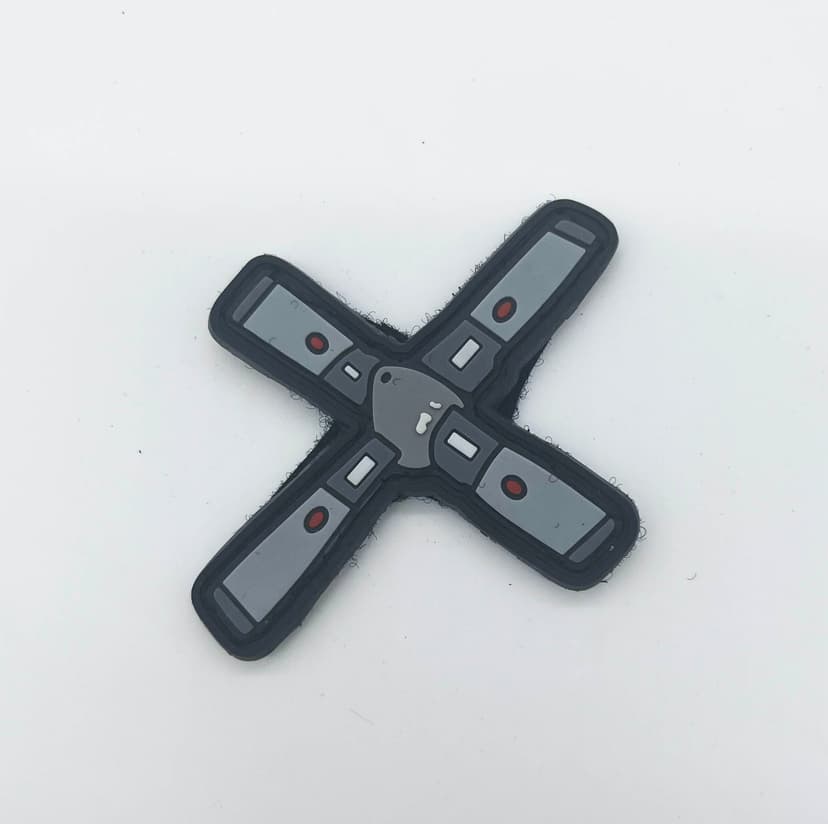 Lockheed Martin® C-130 (H) Hercules® Propeller PVC Patch, 3 inch Hook and Loop BackingLockheed Martin® C-130 (H) Hercules® Propeller PVC Patch, 3 inch Hook and Loop Backing