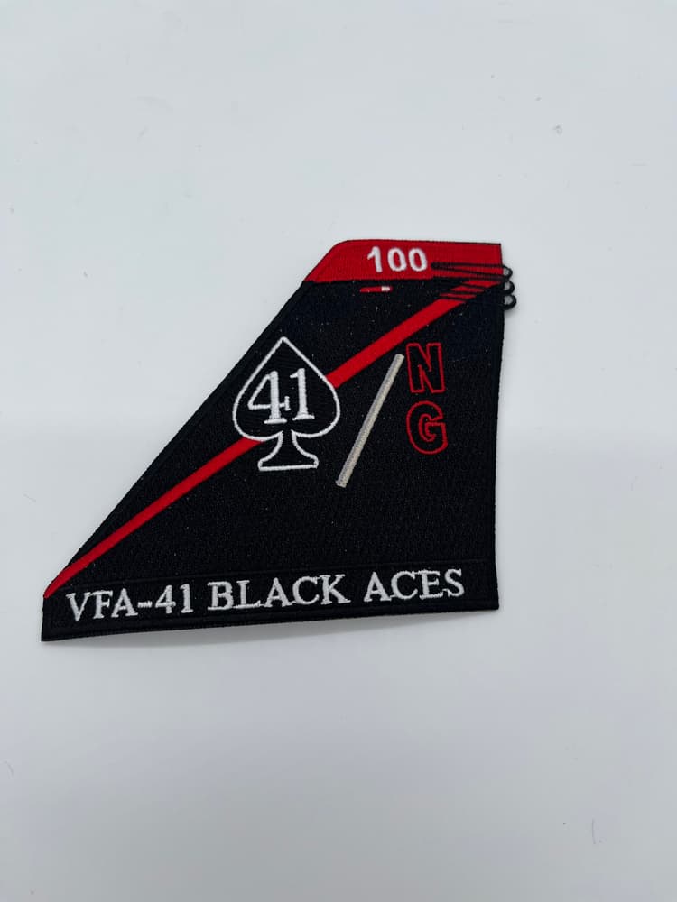 VFA-41 Black Aces F/A-18F Tail Flash Patch
