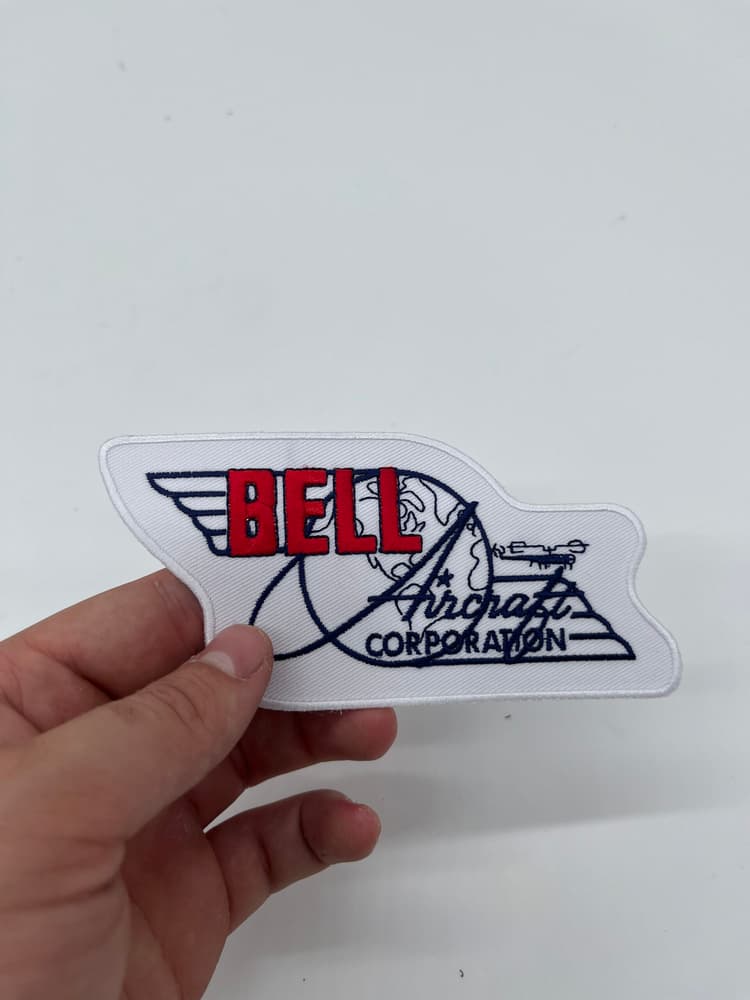 Bell® Aircraft Corporation Patch - Plastic Backing / Sew On, 5"