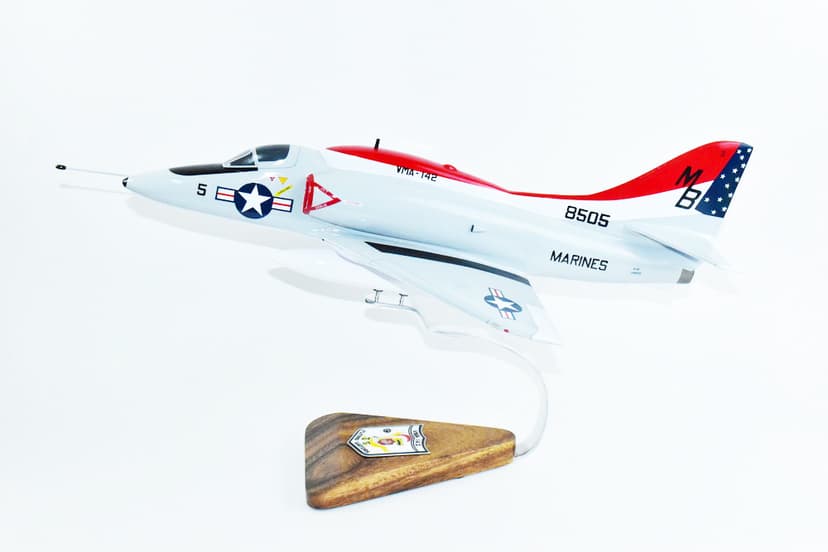 Douglas A-4L, VMA-142 Flying Gators, 18in Mahogany Scale Model