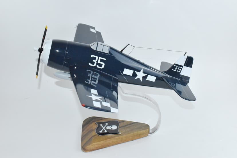 VF-17 Jolly Rogers F6F-5 Hellcat 18 inch Model