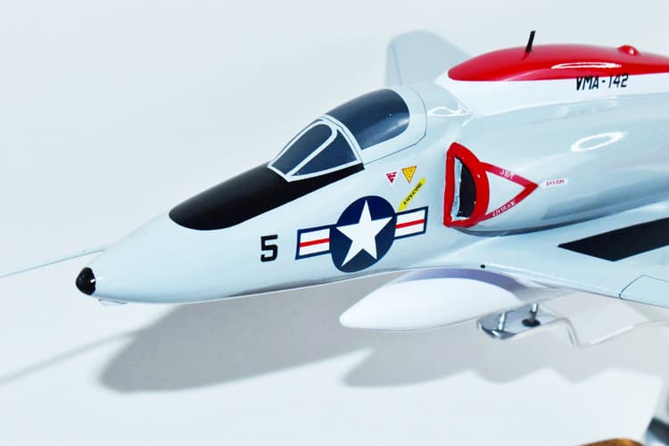 Douglas A-4L, VMA-142 Flying Gators, 18in Mahogany Scale Model