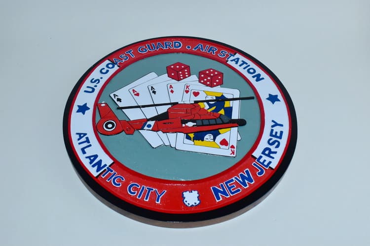 Coast Guard Air Station New Jersey/ Atlantic City Plaque