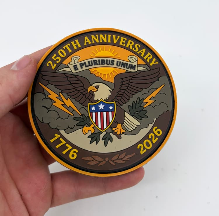 250th Anniversary of the United States, E Pluribus Unum Tan Patch