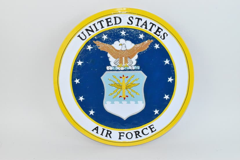 United States Air Force Plaque
