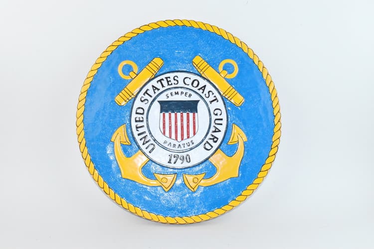 United States Coast Guard Plaque