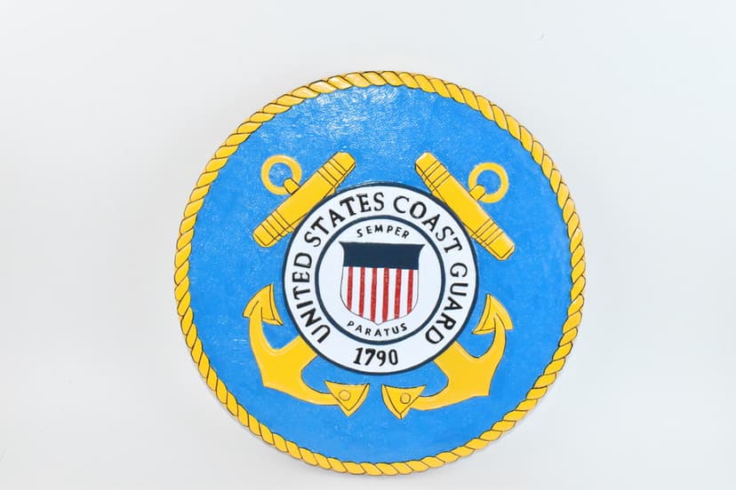 United States Coast Guard Plaque