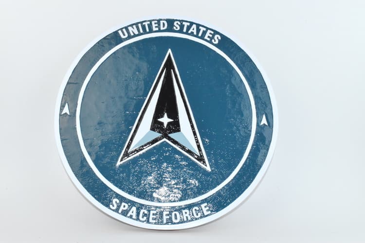 United States Space Force Plaque