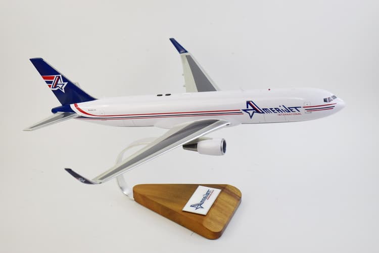 Amerijet B767, 18 inch Mahogany Model
