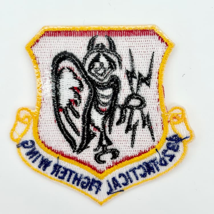 432d Tactical Fighter Wing (432 TFW) Patch, 3in, Iron-on/Sew On