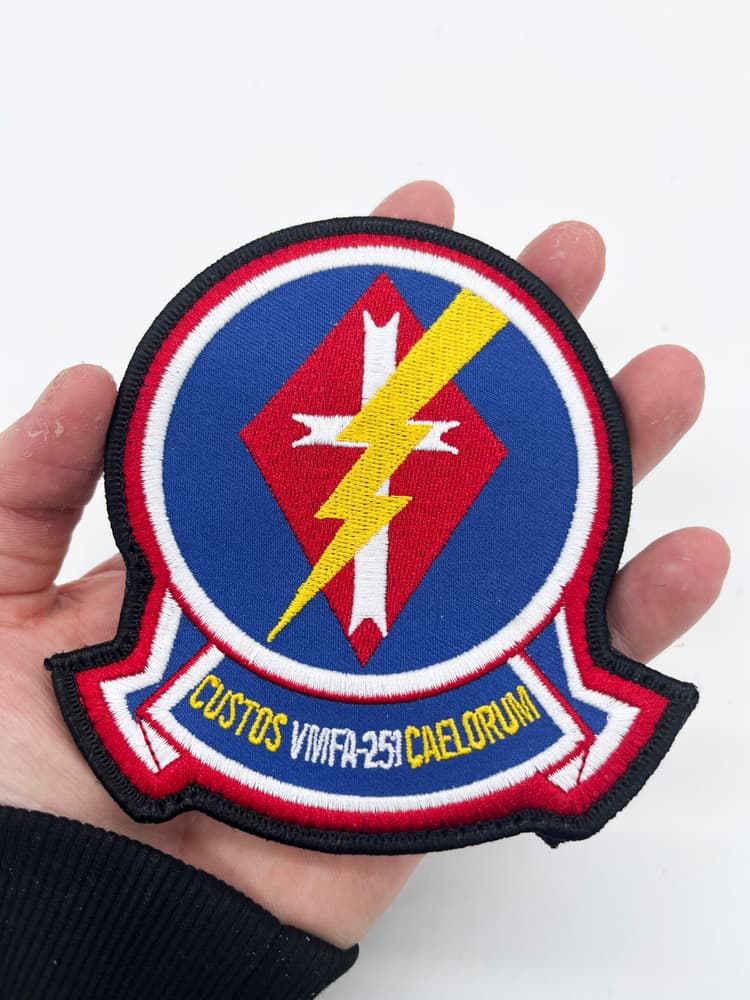 VMFA-251 Thunderbolts Patch – Hook and Loop, 4.5 in