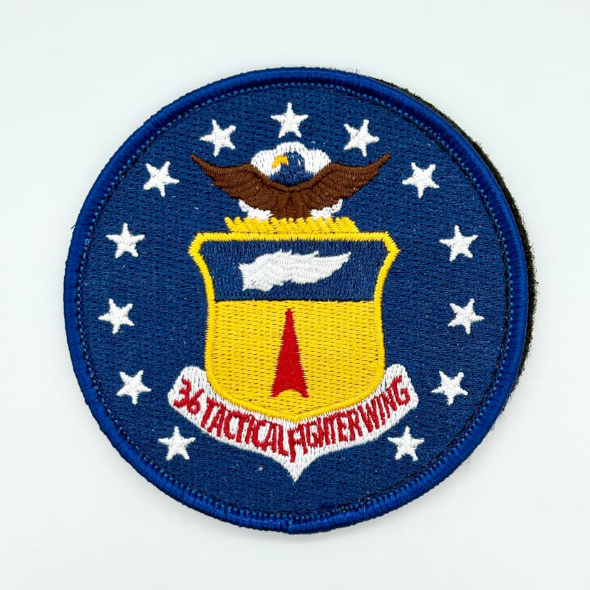 36th Tactical Fighter Wing (36 TFW), 3.25 in, Hook and Loop Patch