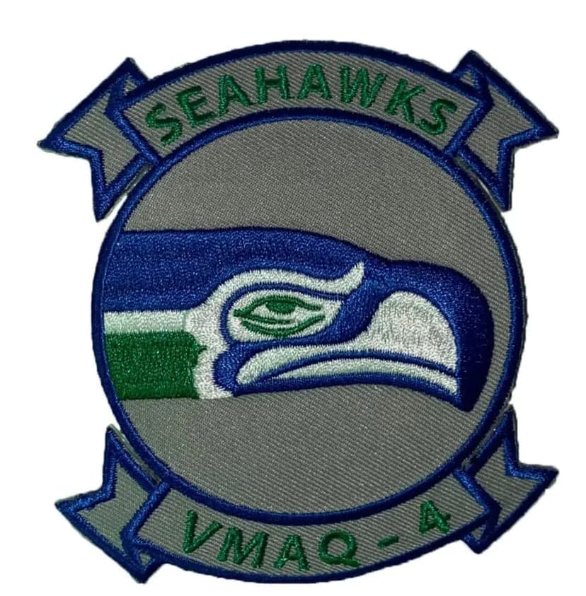 VMAQ-4 Seahawks Patch – Sew On, 4.5"
