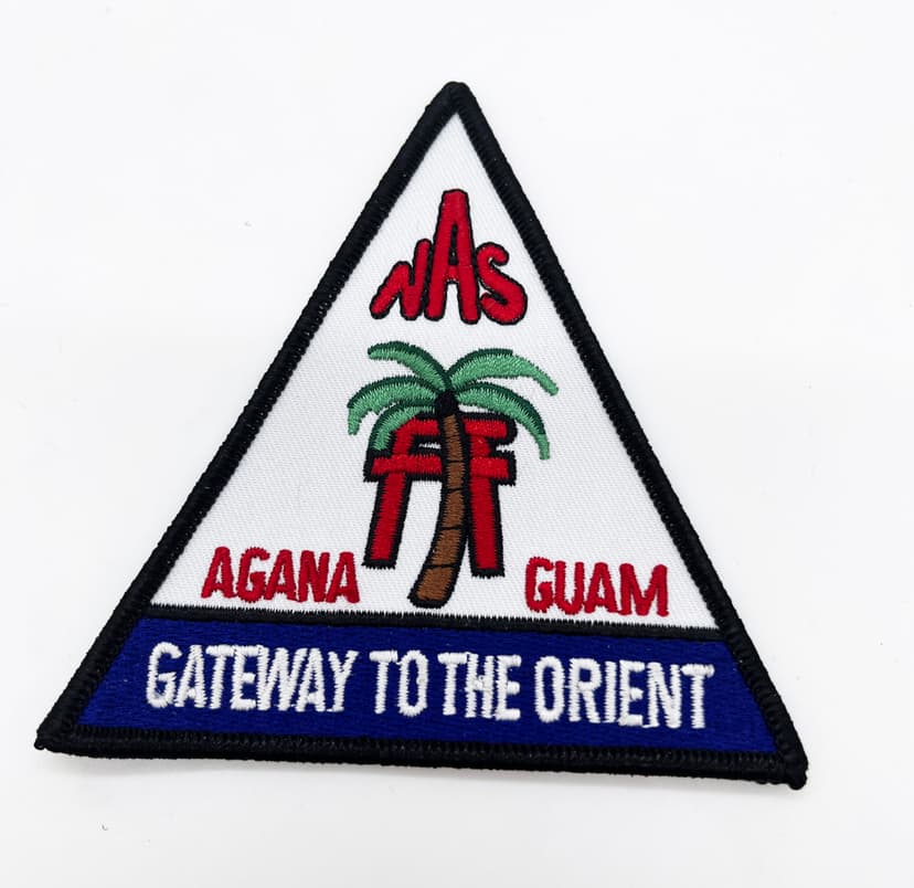 NAS Agana Patch – Embroidered Insignia, Iron-On, 4"