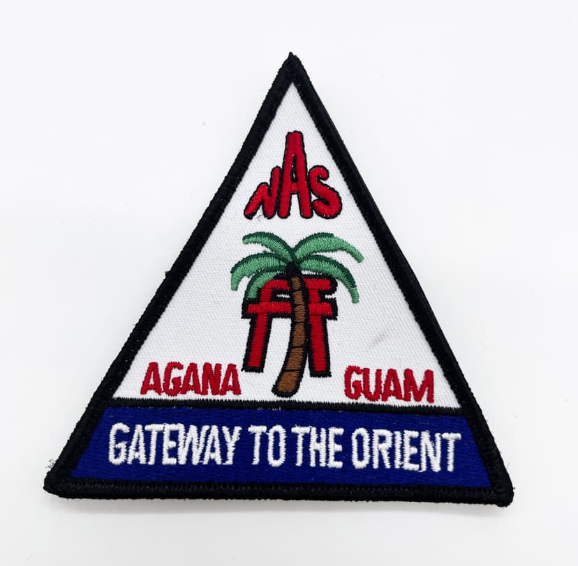 NAS Agana Patch – Embroidered Insignia, Hook and Loop, 4"