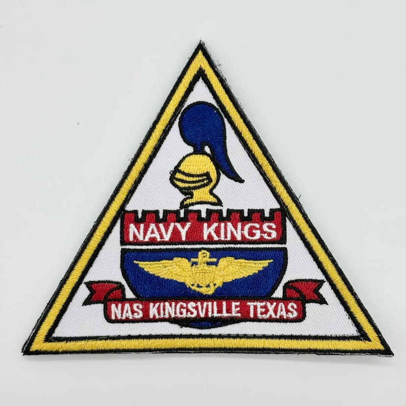 NAS Kingsville Patch – With Hook and Loop, 4 inches