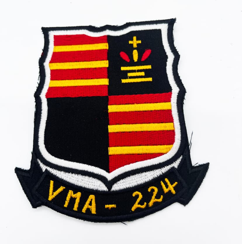 VMA-224 Squadron Patch– Sew On, 4 inch, Embroidered