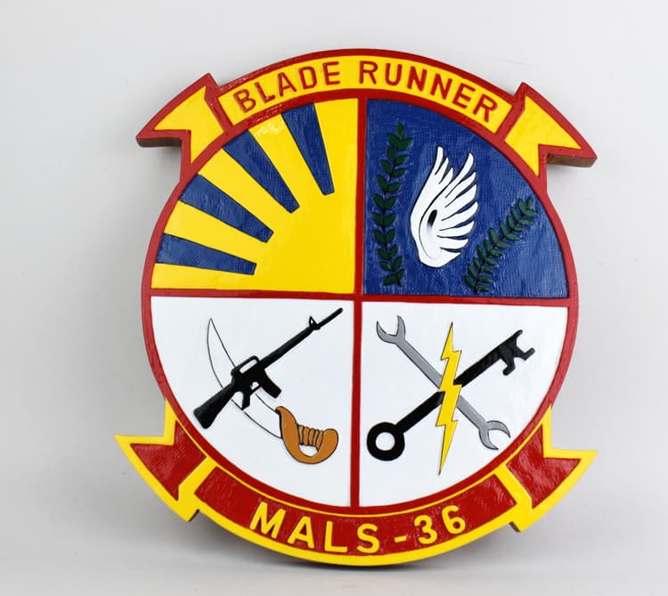 MALS-36 Blade Runner Plaque