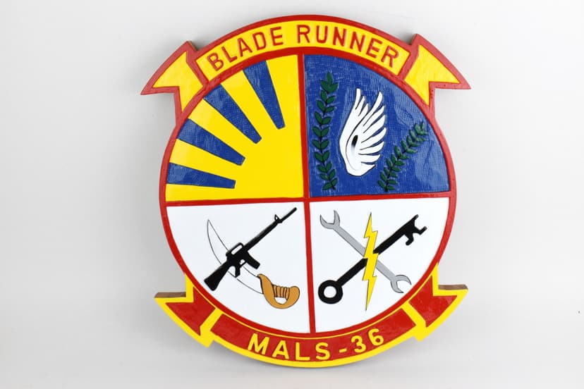 MALS-36 Blade Runner Plaque