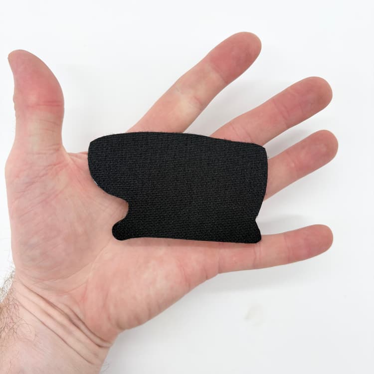 VA-25 Toilet PVC Patch – With Hook and Loop, 3.5"