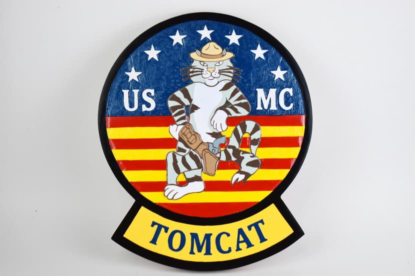 USMC Tomcat Plaque