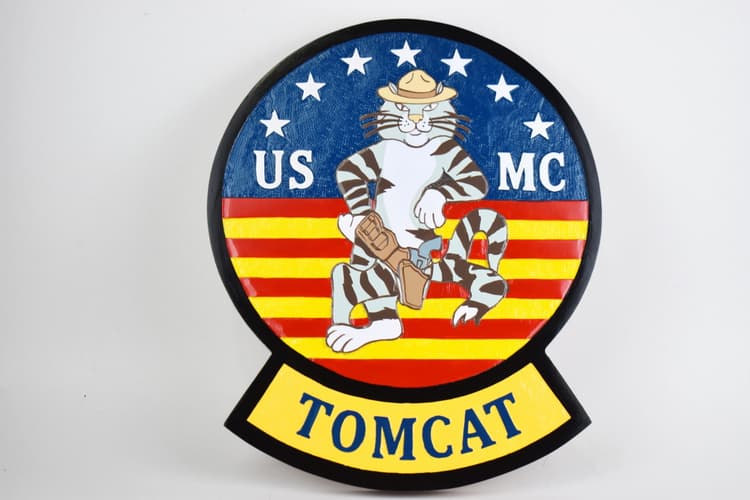 USMC Tomcat Plaque
