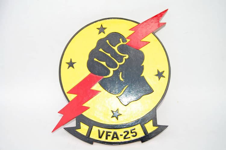 VFA-25 "Fist of the Fleet" Plaque