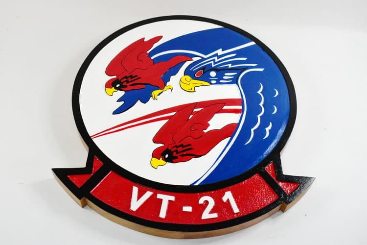 VT-21 Red Hawks Plaque