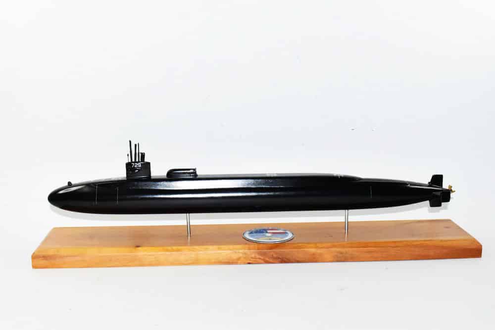 USS Georgia (SSGN-729) Submarine Model (Black Hull)