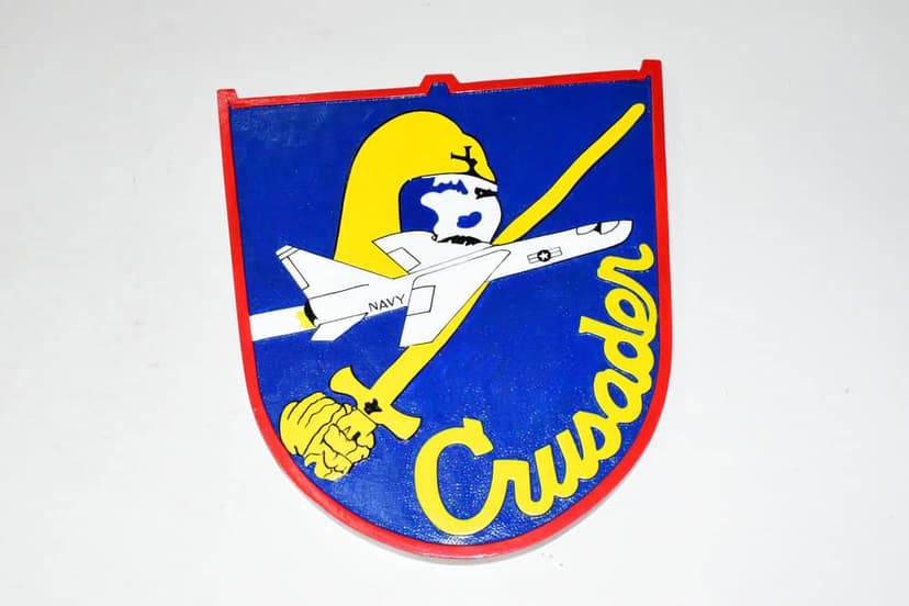 F-8 Crusader Plaque
