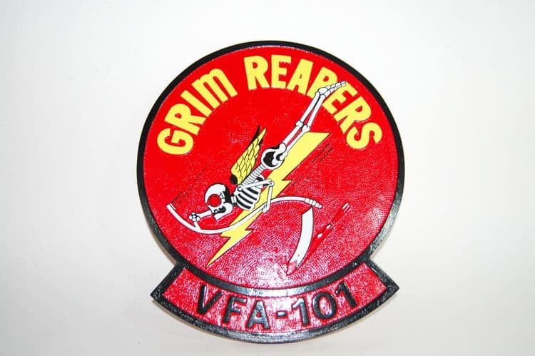 VFA-101 Grim Reapers Plaque