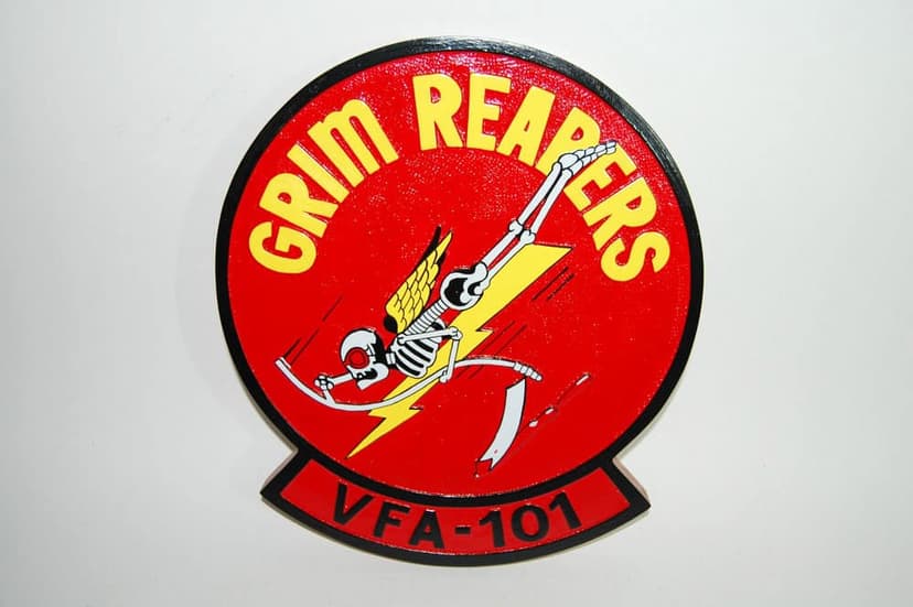 VFA-101 Grim Reapers Plaque