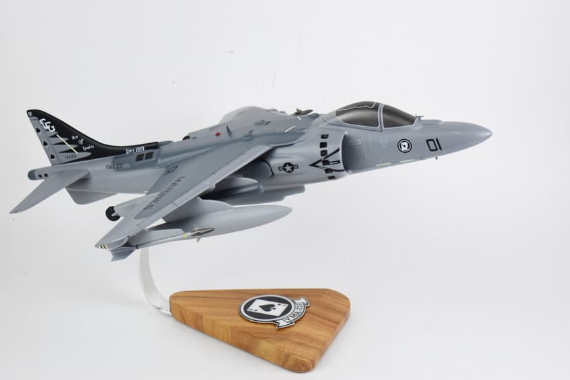 VMA-231 Ace of Spades AV-8B Harrier Model