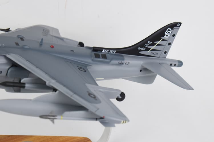 VMA-231 Ace of Spades AV-8B Harrier Model