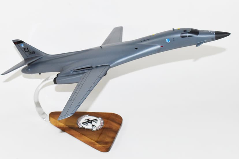 34th Bomb Squadron Original Thunderbirds B-1b Lancer Model