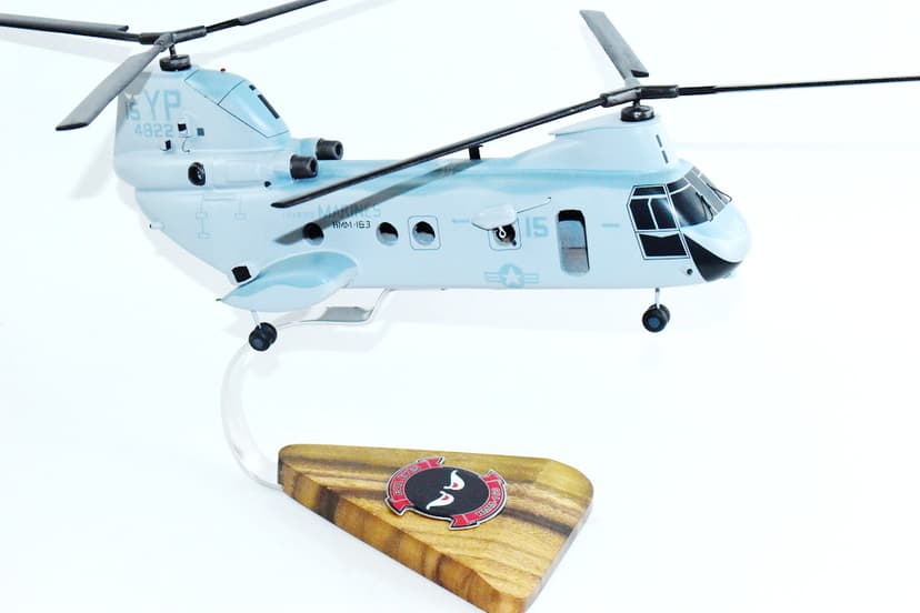 HMM-163 Evil Eyes CH-46 Model