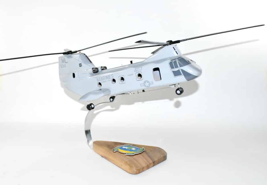 HMM-764 Moonlighters CH-46 Model