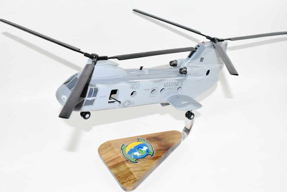HMM-764 Moonlighters CH-46 Model