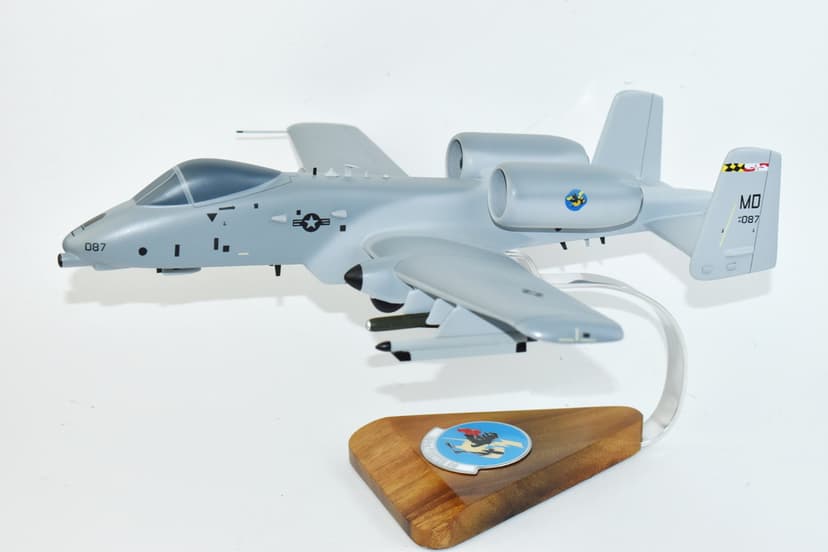 104th Flighter Squadron Fighting Orioles A-10 Warthog Model