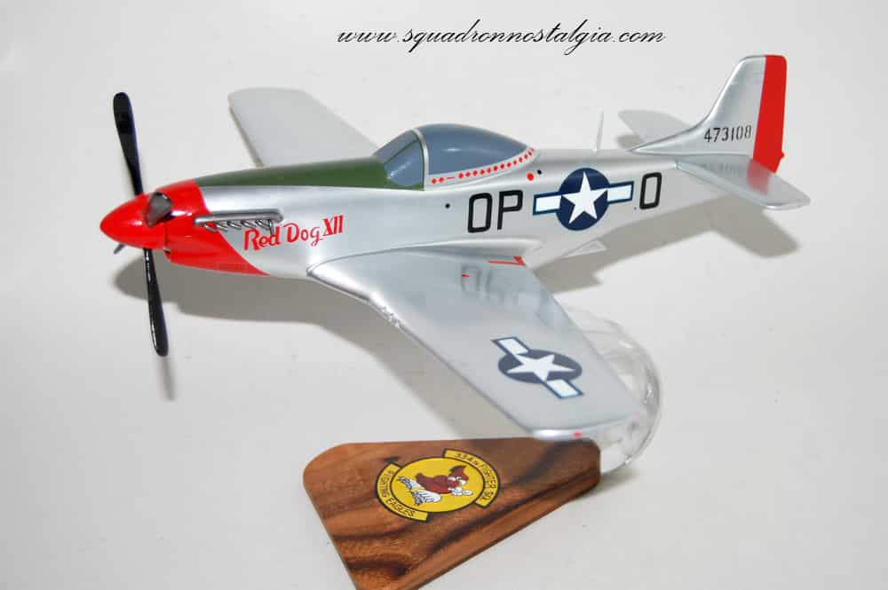 334th Fighter Squadron P-51 Mustang Model