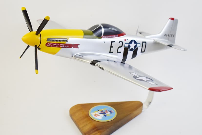 375th Fighter Squadron P-51 Mustang Model