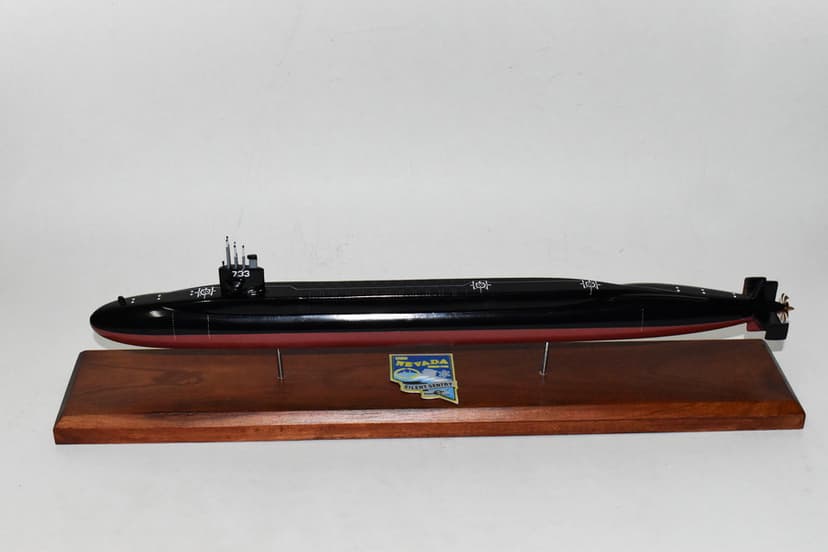 USS Nevada SSBN-733 Submarine Model