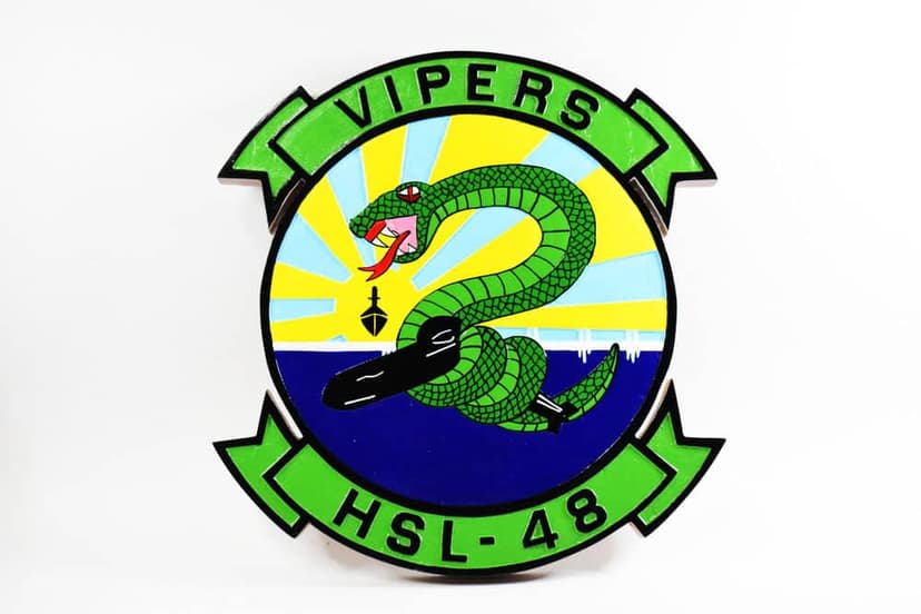 HSL-48 Vipers Plaque